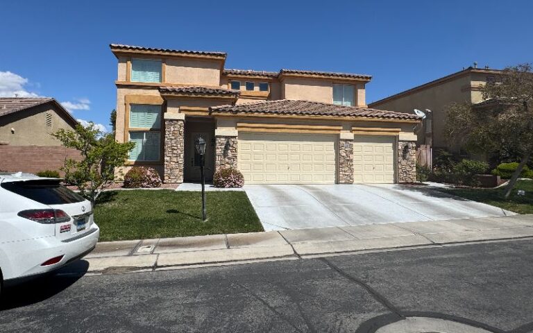 Landscape Before New Landscape Installation In Las Vegas