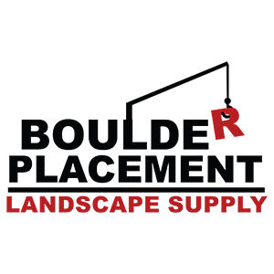 Boulder Placement Landscape Supply Logo