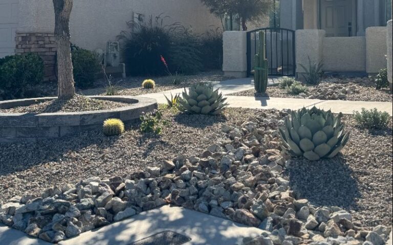 Completed Landscape For A Las Vegas Home