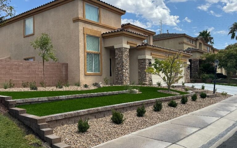 Completed Landscape For A Las Vegas Home