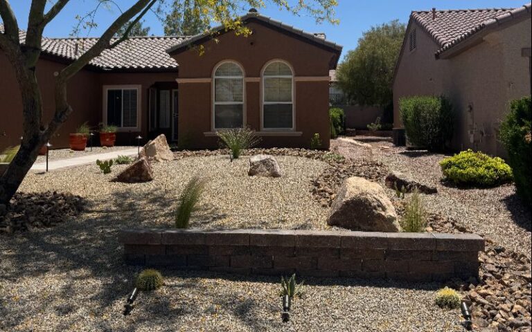 Completed Landscape For A Las Vegas Home