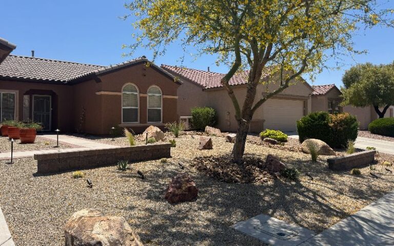 Completed Landscape For A Las Vegas Home