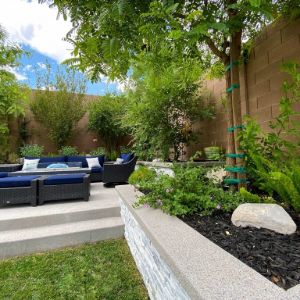 Patio Landscape Design Project In Las Vegas